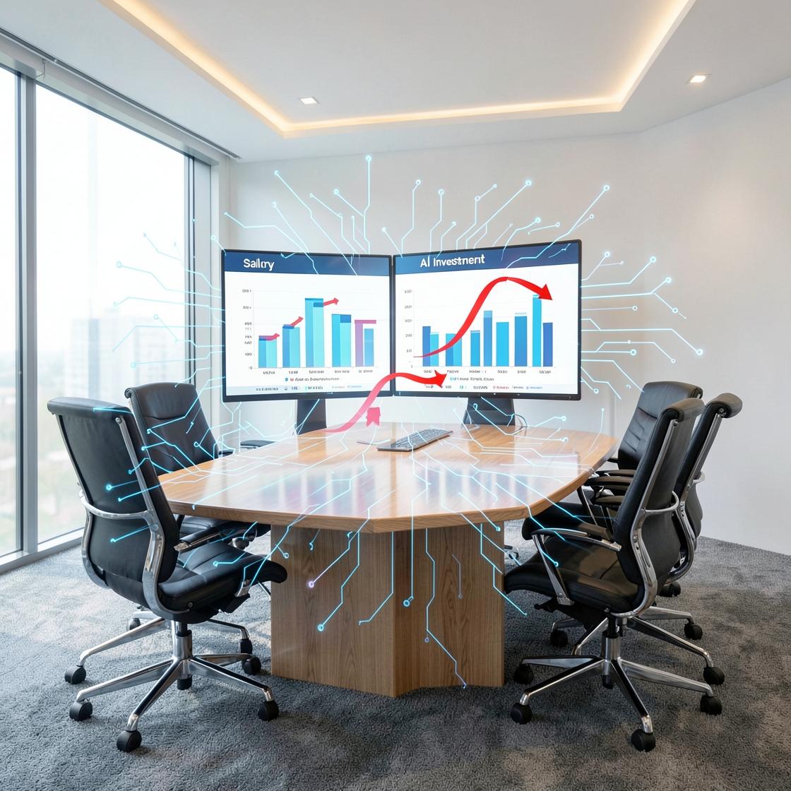CEO to staff: You're not getting a raise. We're spending on AI instead.