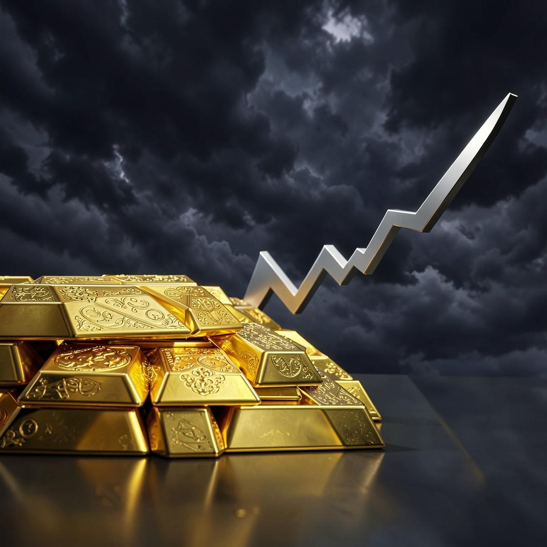 Why is the price of gold trending down?