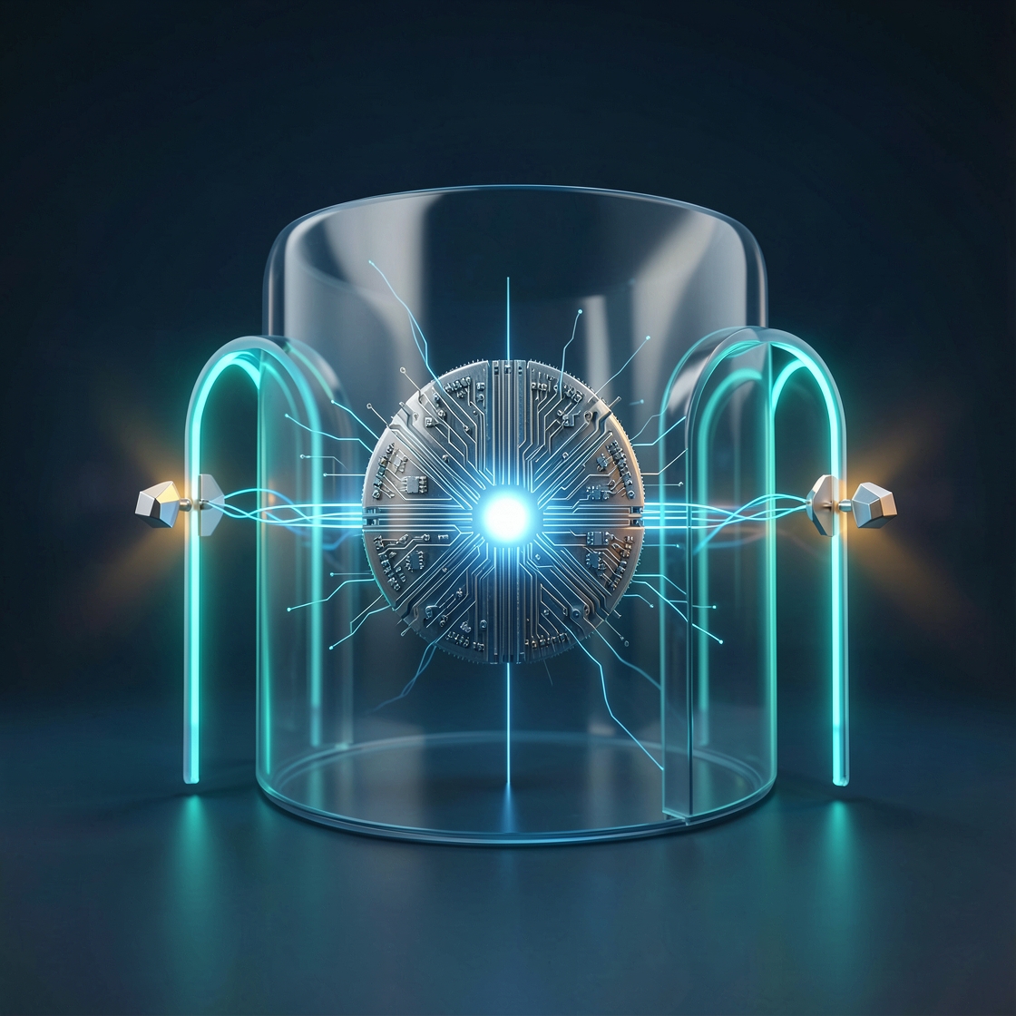 Abstract protective shield around generative AI app nodes and content pipelines