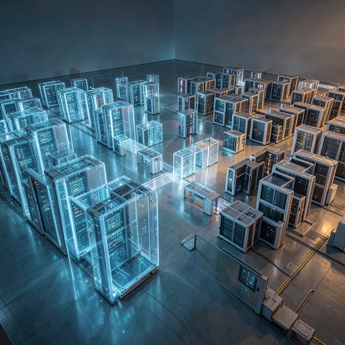 Abstract open AI model repositories connecting to high-performance computing infrastructure