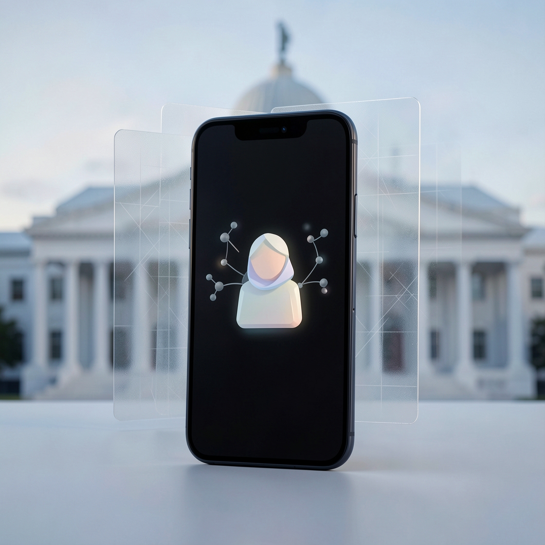 Abstract mobile social platform protected by layered child privacy controls